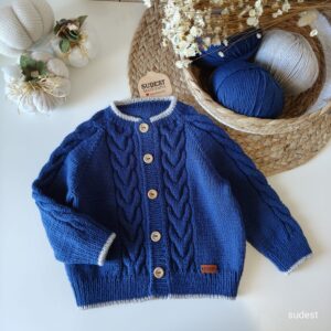 Cardigan Tomas \ patter per taglie 9\12\18 mesi 2\3\4 anni