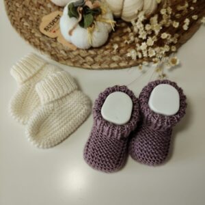 Scarpette Bolle \ pattern descrizone per taglie da 0 fino 18 mesi