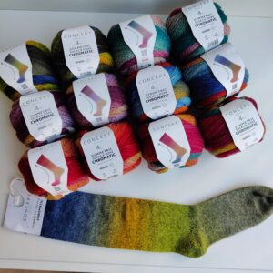 Katia Symmetric Socks & More Chromatic